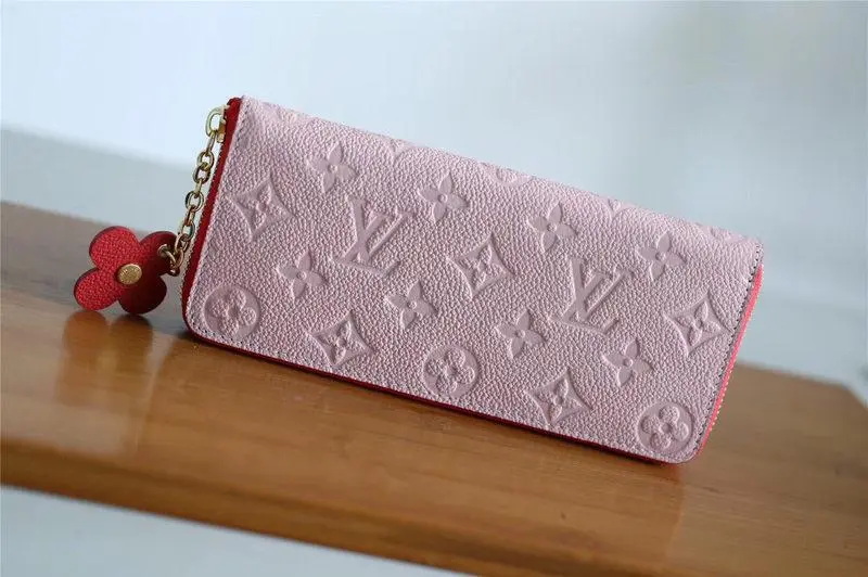 2019 monogram empreinte clemence wallet rose poudre m64161 3