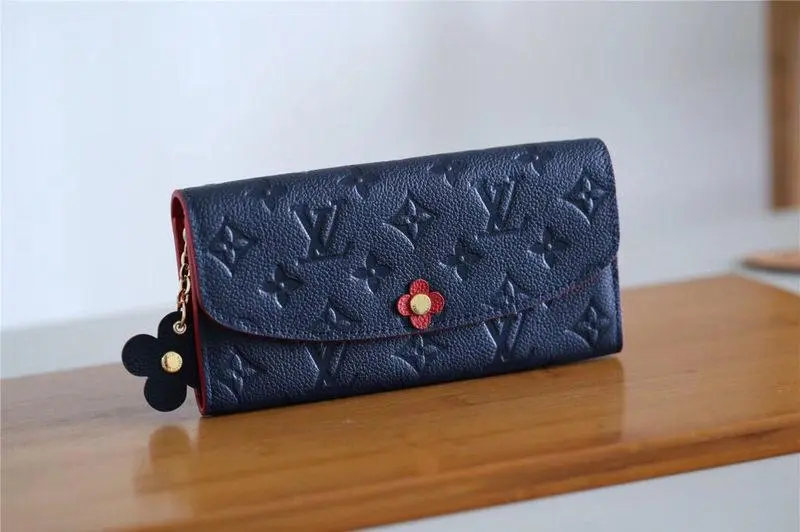 2019 monogram empreinte emilie wallet marine rouge m63918 3