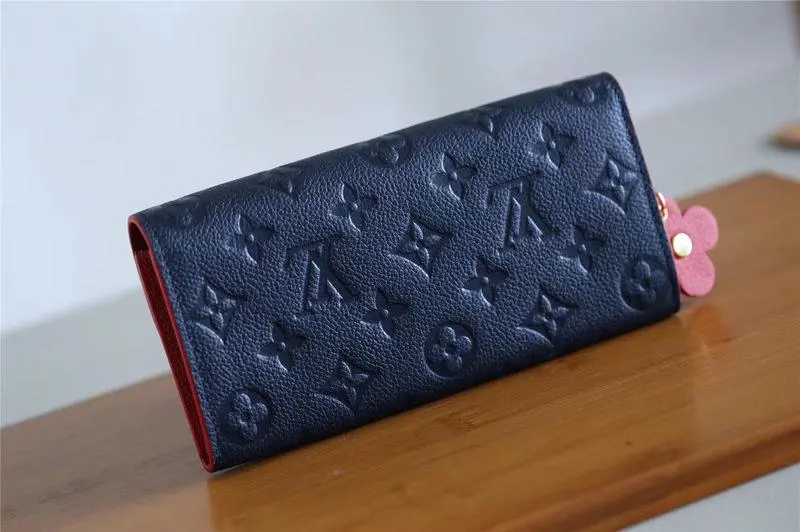2019 monogram empreinte emilie wallet marine rouge m63918 4