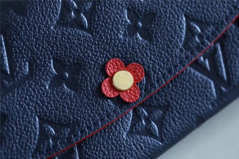 2019 monogram empreinte emilie wallet marine rouge m63918 6