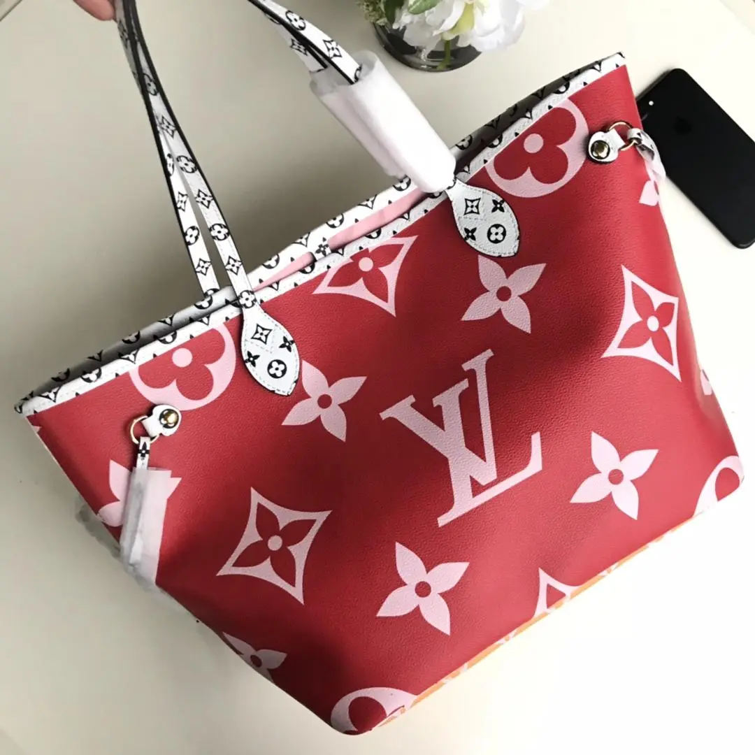 2019 monogram neverfull mm red m44567 3