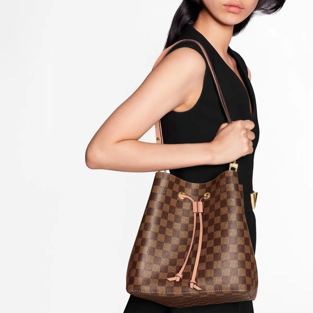 2020 damier ebene neonoe venus pink n40198 3