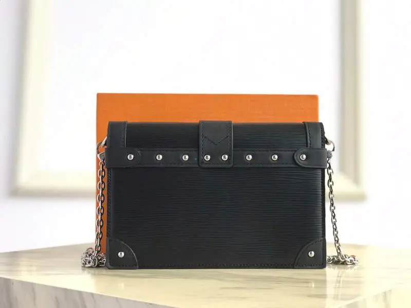 2020 epi cowhide trunk chain wallet black m67507 5