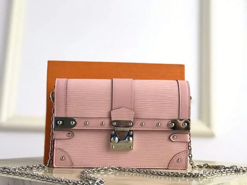 2020 epi cowhide trunk chain wallet pink m67508 1 2020 epi cowhide trunk chain wallet pink m67508 1