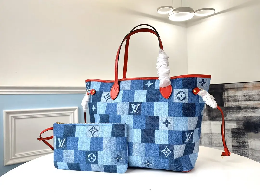 2020 monogram denim neverfull mm m44981 3