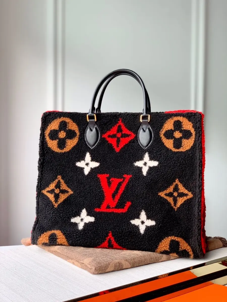 2020 monogram lv teddy onthego gm black m55421 3