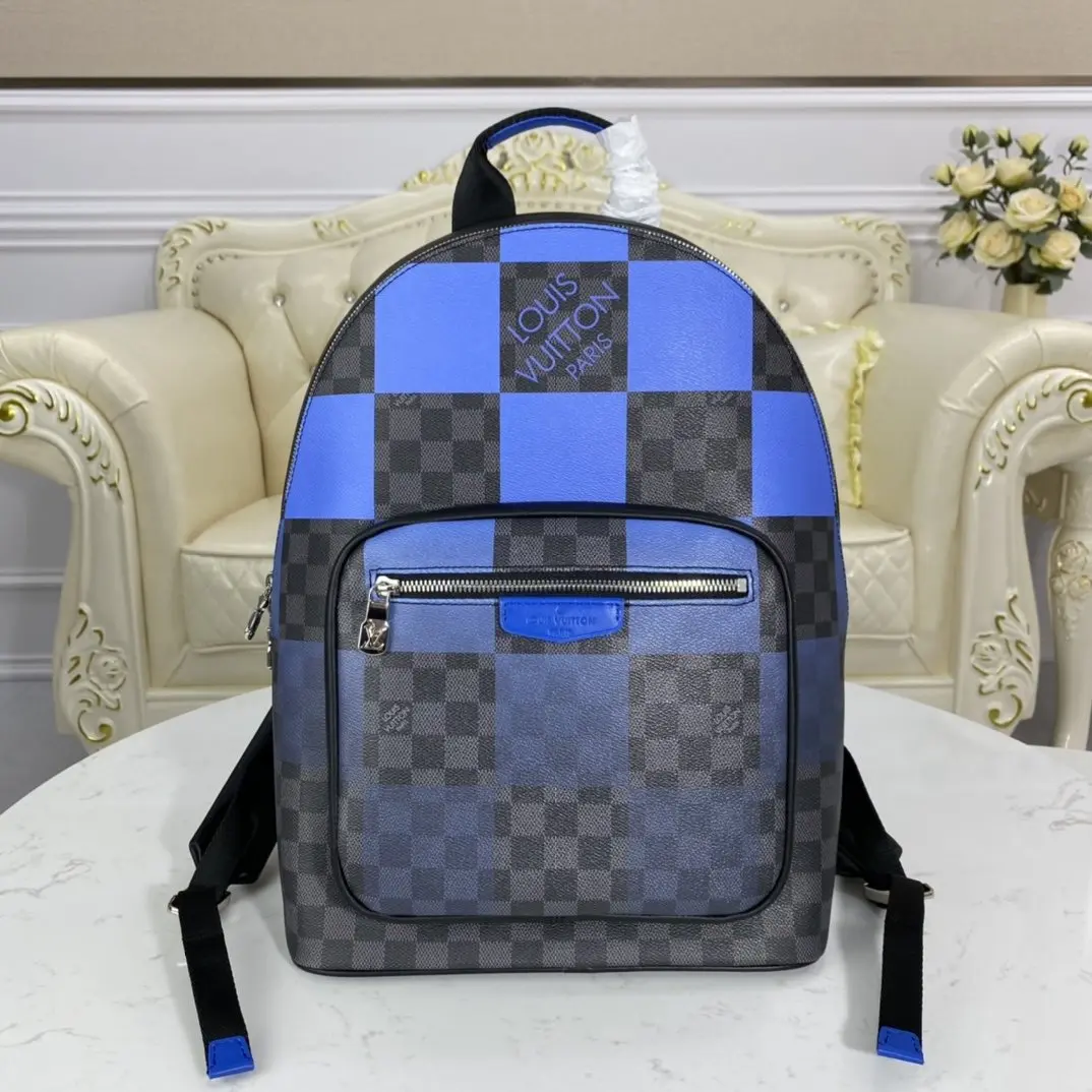 blue damier graphite giant josh backpack n40402 3