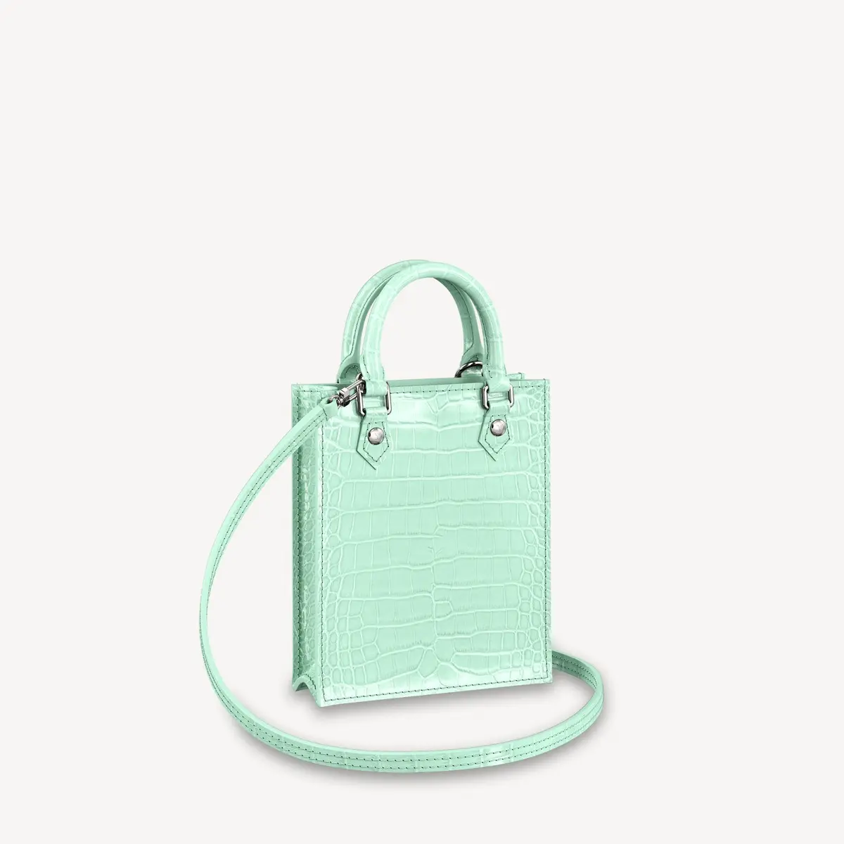 brilliant alligator leather petit sac plat bag n99487 1 brilliant alligator leather petit sac plat bag n99487 1