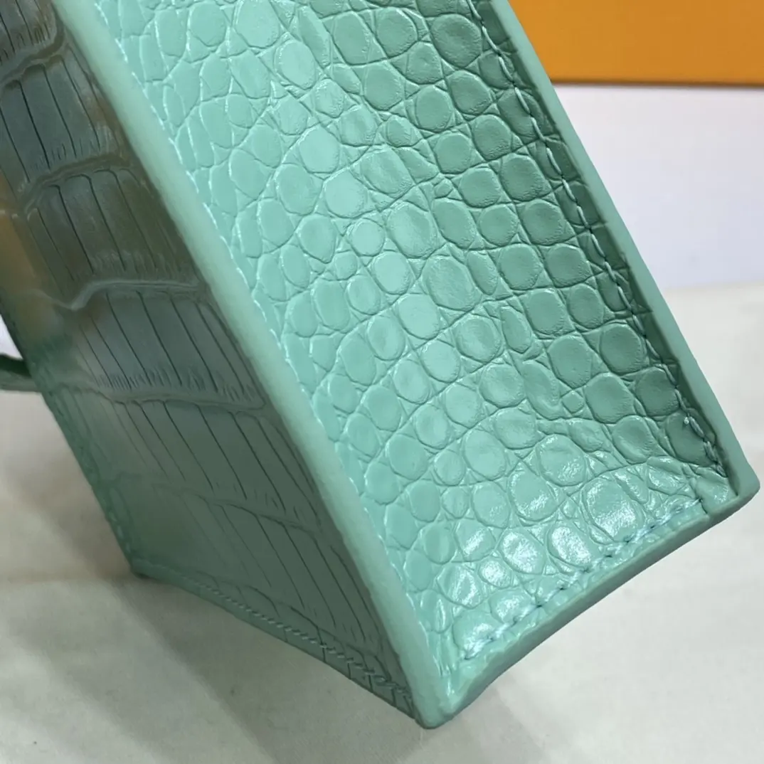 brilliant alligator leather petit sac plat bag n99487 5