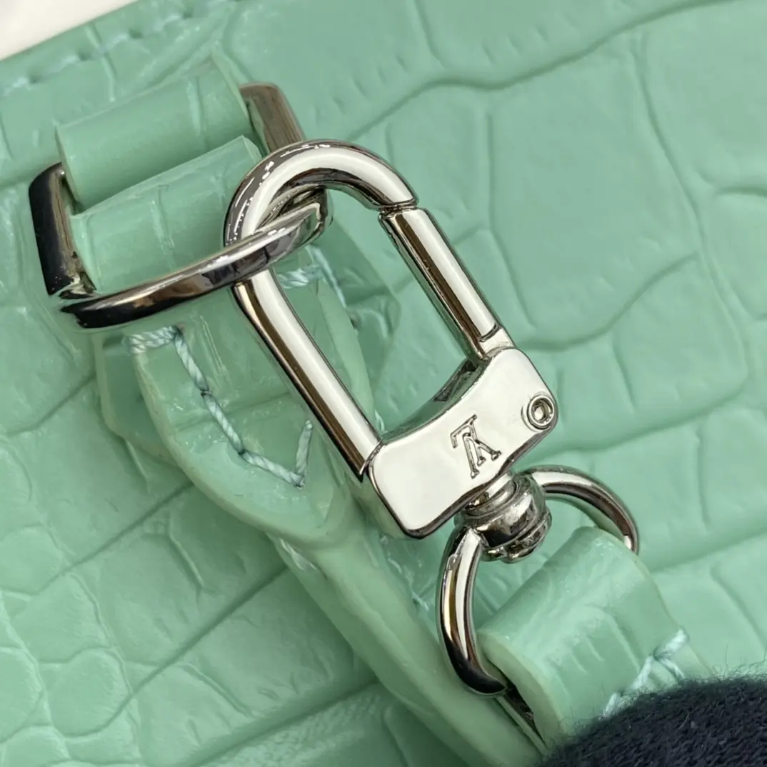 brilliant alligator leather petit sac plat bag n99487 8