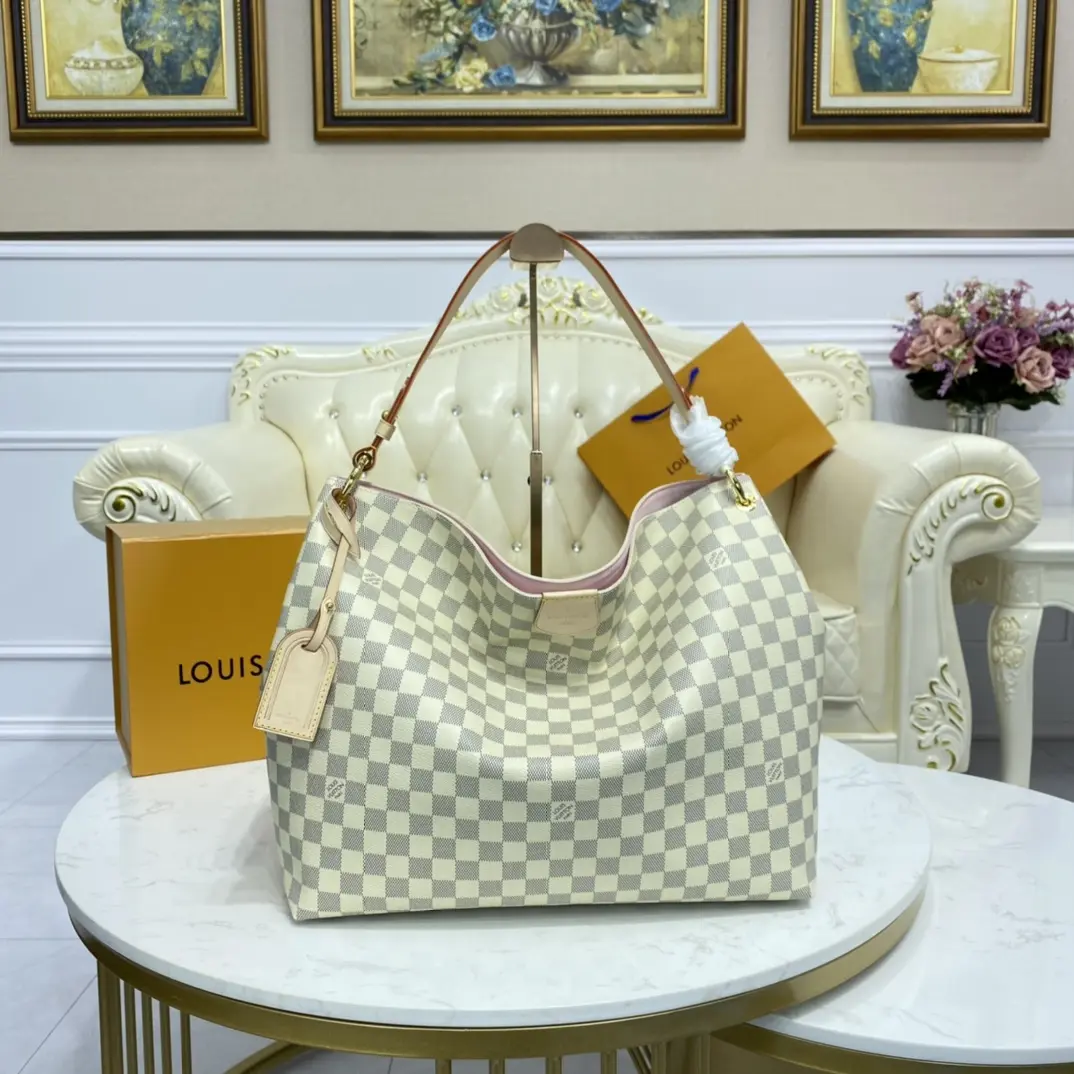 damier azu graceful pm hobo n42249 8