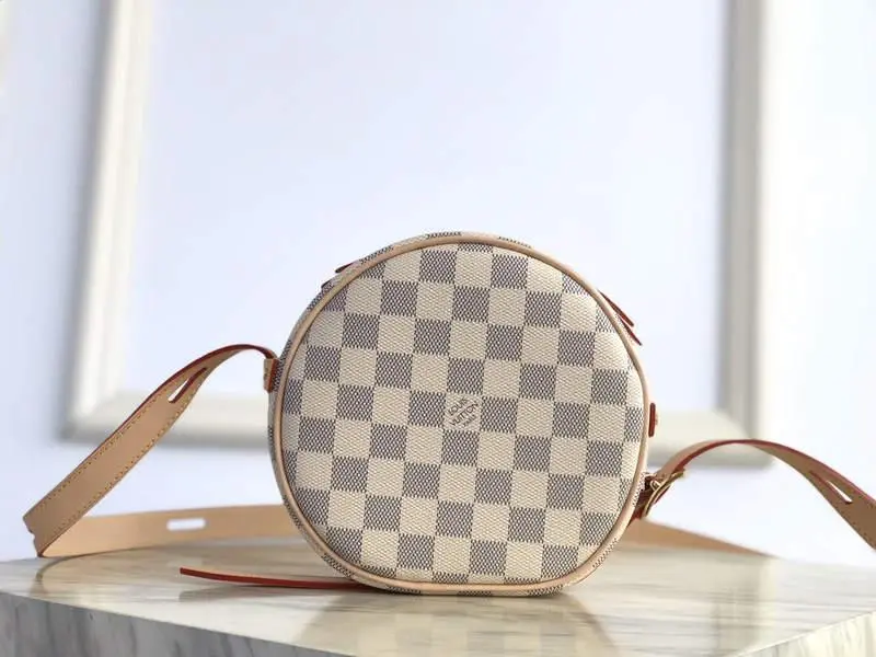 damier azur boite chapeau souple pm n40333 5