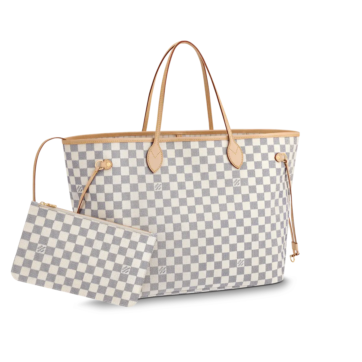 damier azur canvas neverfull gm n41360 1