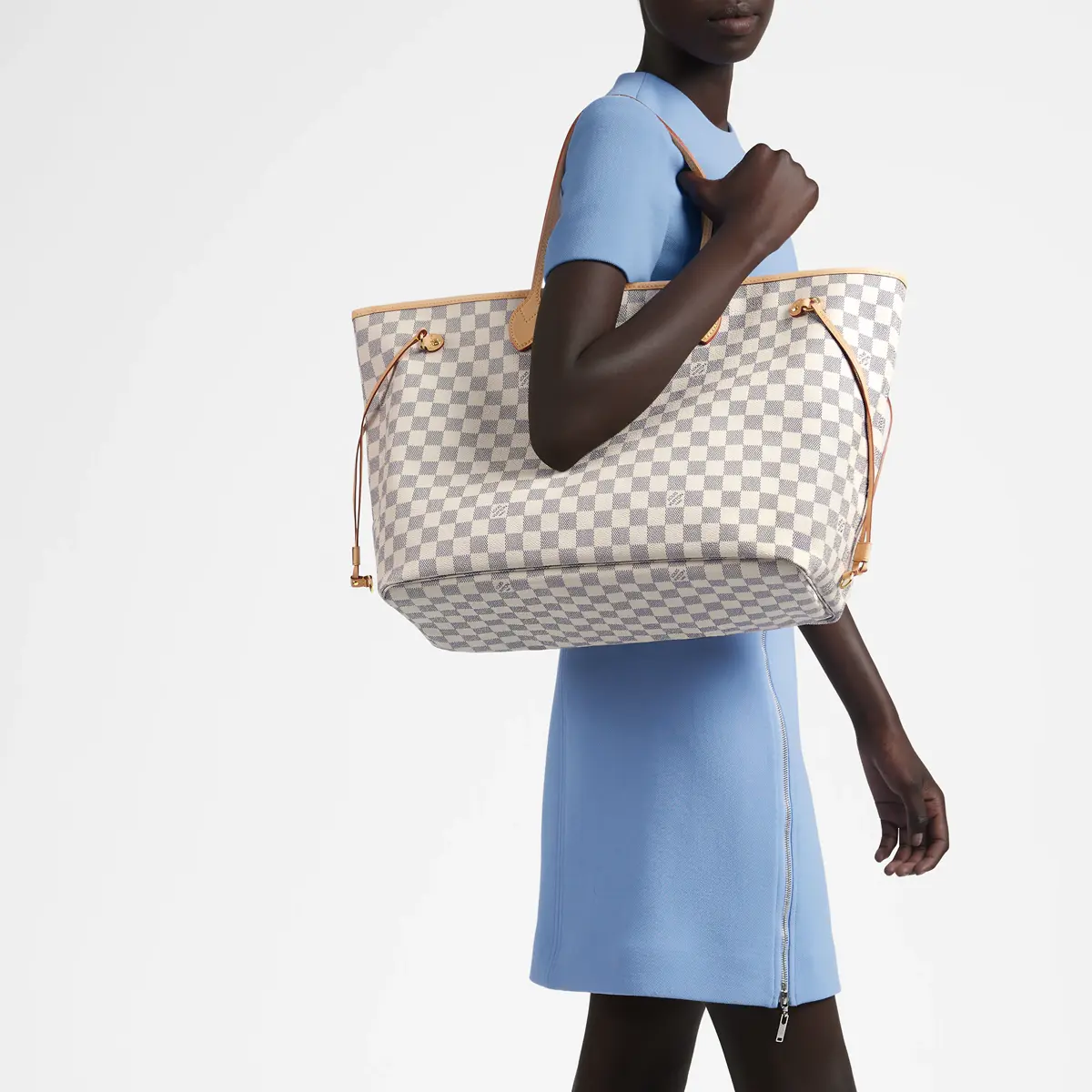 damier azur canvas neverfull gm n41360 5 damier azur canvas neverfull gm n41360 5