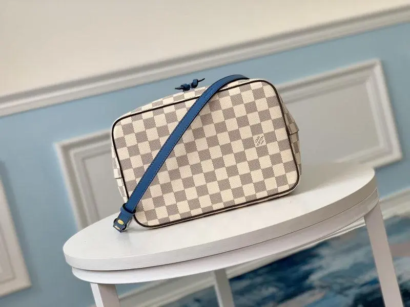 damier azur neonoe bucket bag bleuet n40153 6 damier azur neonoe bucket bag bleuet n40153 6