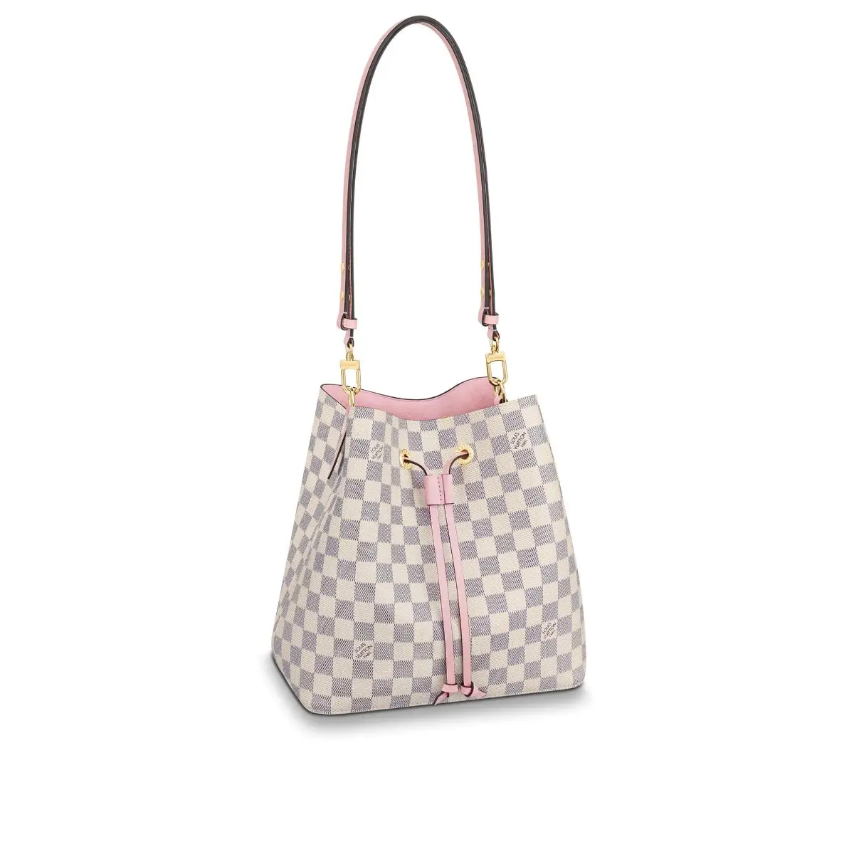 damier azur neonoe bucket bag eau de rose n40152 1 damier azur neonoe bucket bag eau de rose n40152 1