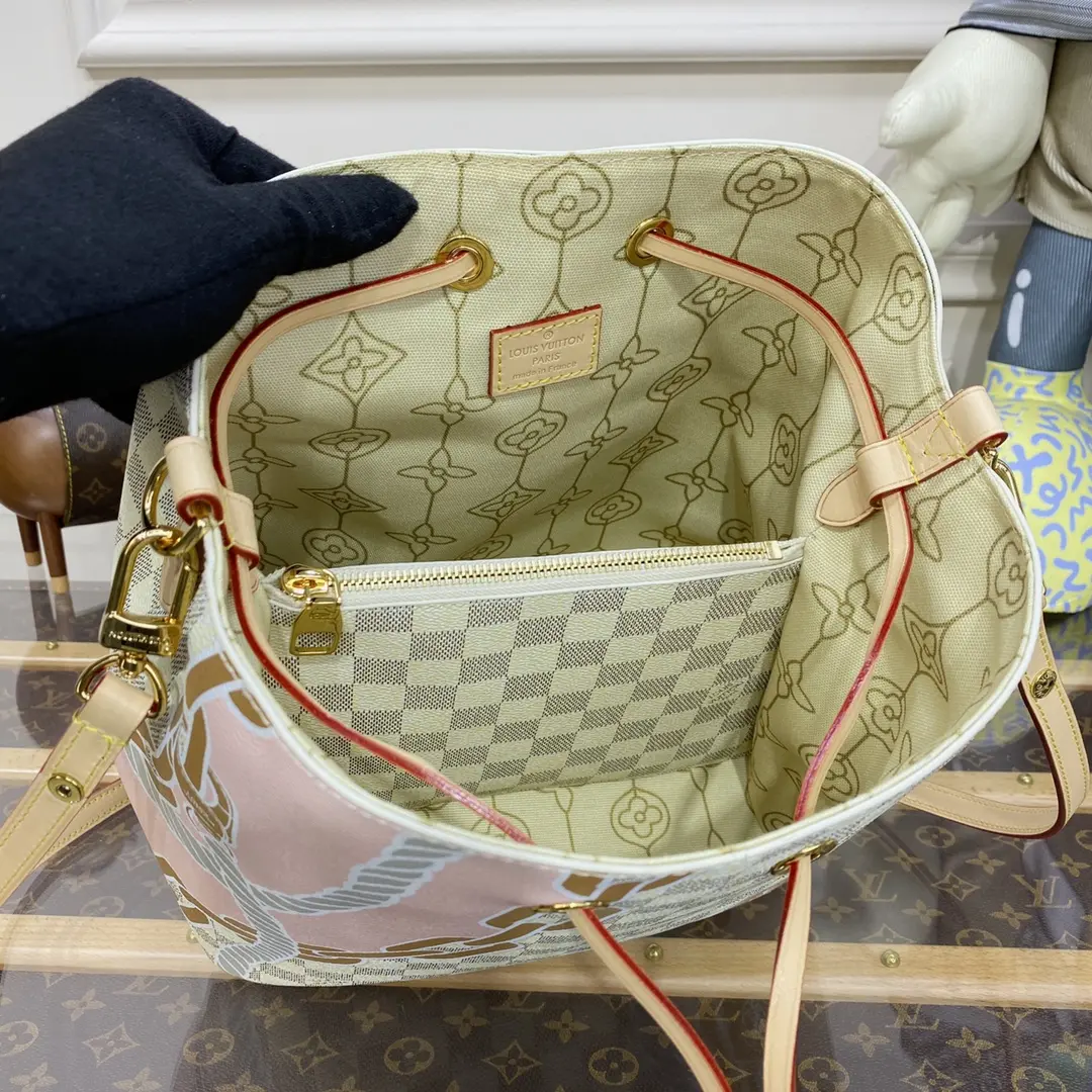 damier azur neonoe mm bucket bag n40474 5