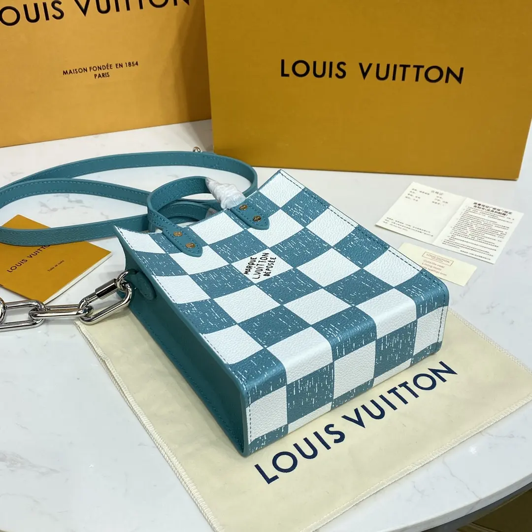 damier checkerboard sac plat xs bag n60495 5