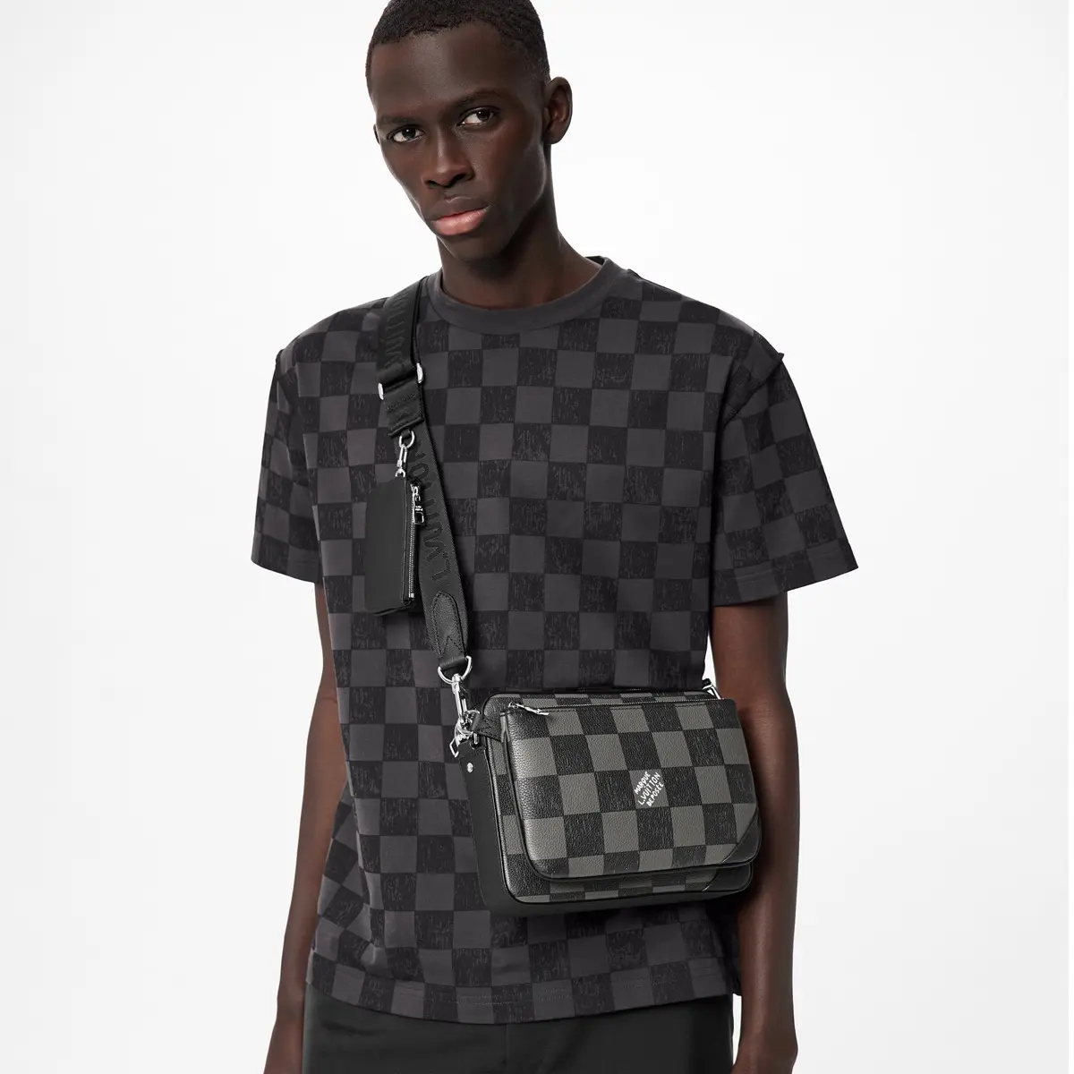 damier checkerboard trio messenger bag n80401 3