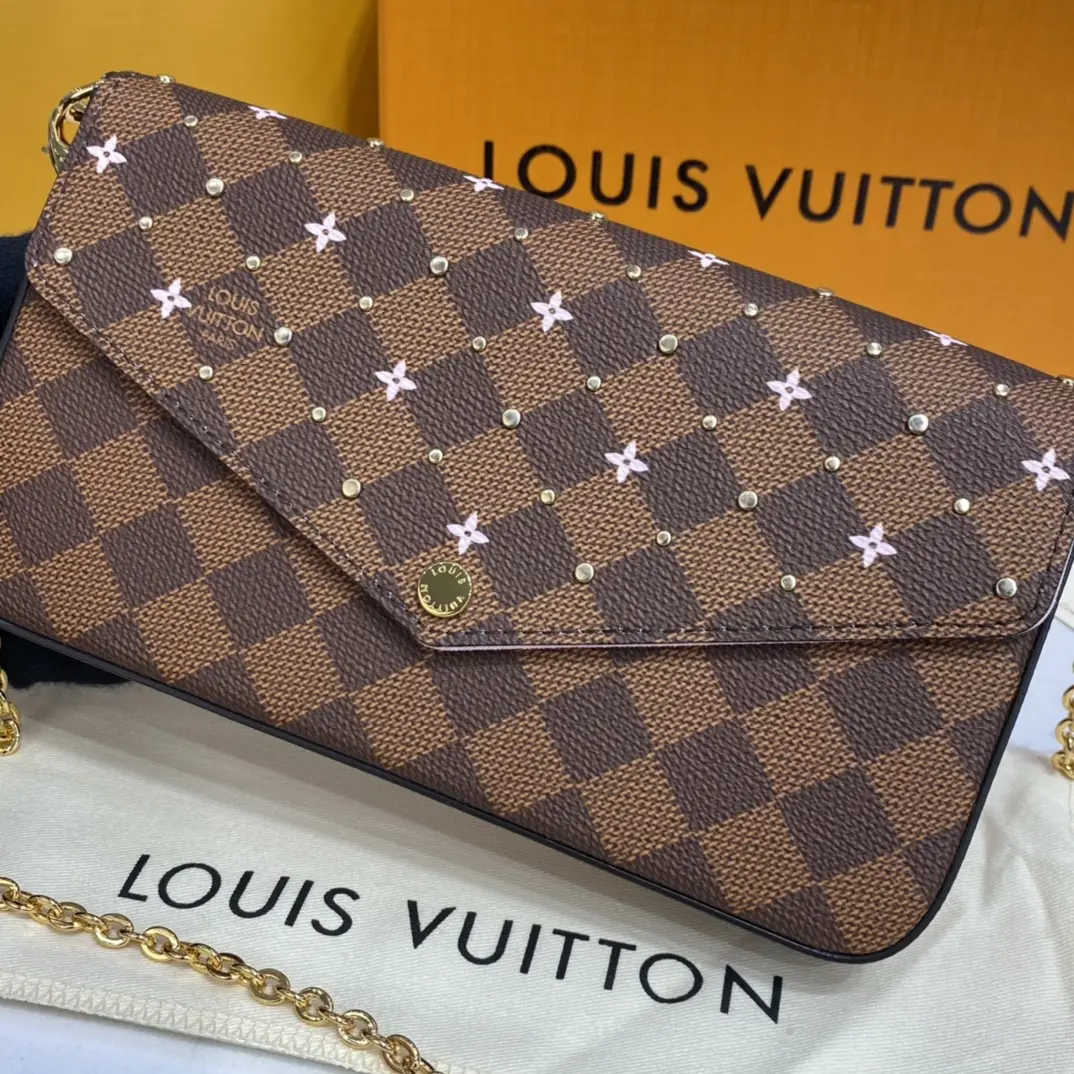 damier ebene studs special edition felicie pochette n60474 5