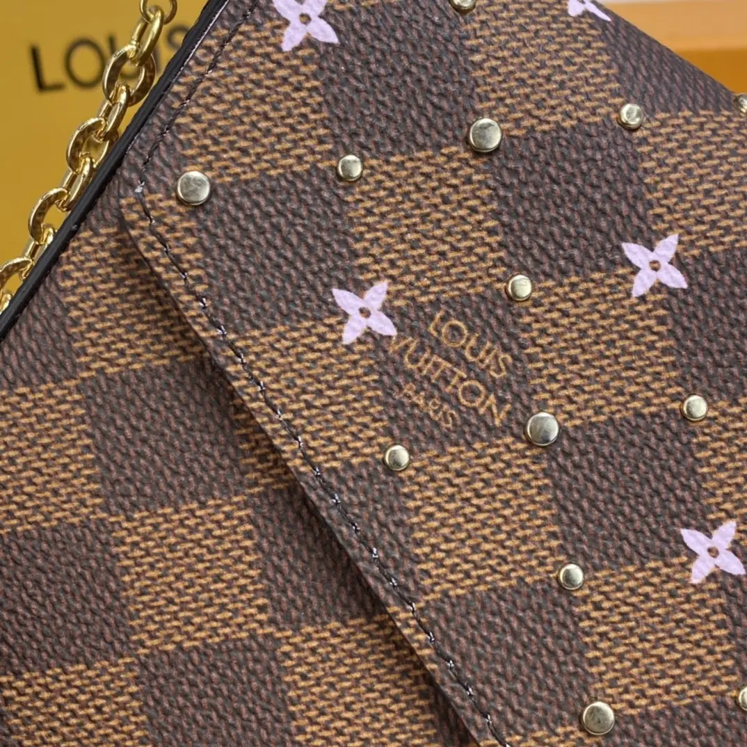 damier ebene studs special edition felicie pochette n60474 8