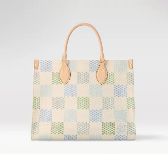damier giant canvas onthego handbag mm n40518 1