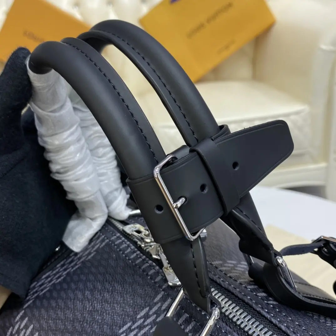 damier graphite 3d keepall bandouliere 50 n50016 8