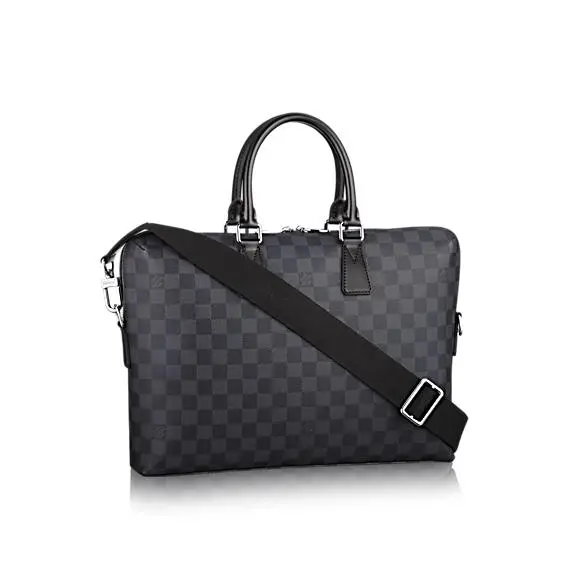 damier graphite porte documents jour 15 laptop bag n48224 1 damier graphite porte documents jour 15 laptop bag n48224 1