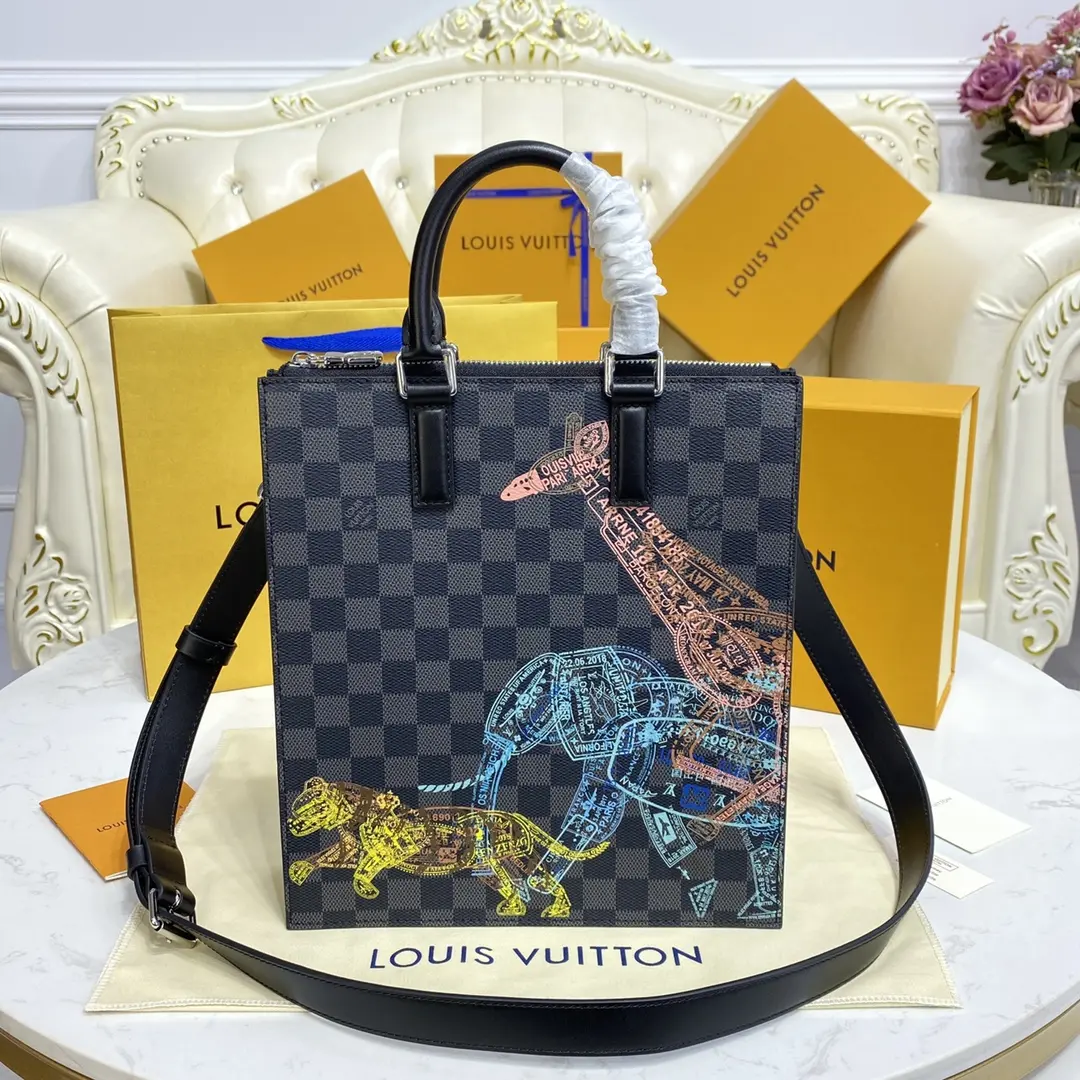 damier graphite sac plat cross bag n45276 10