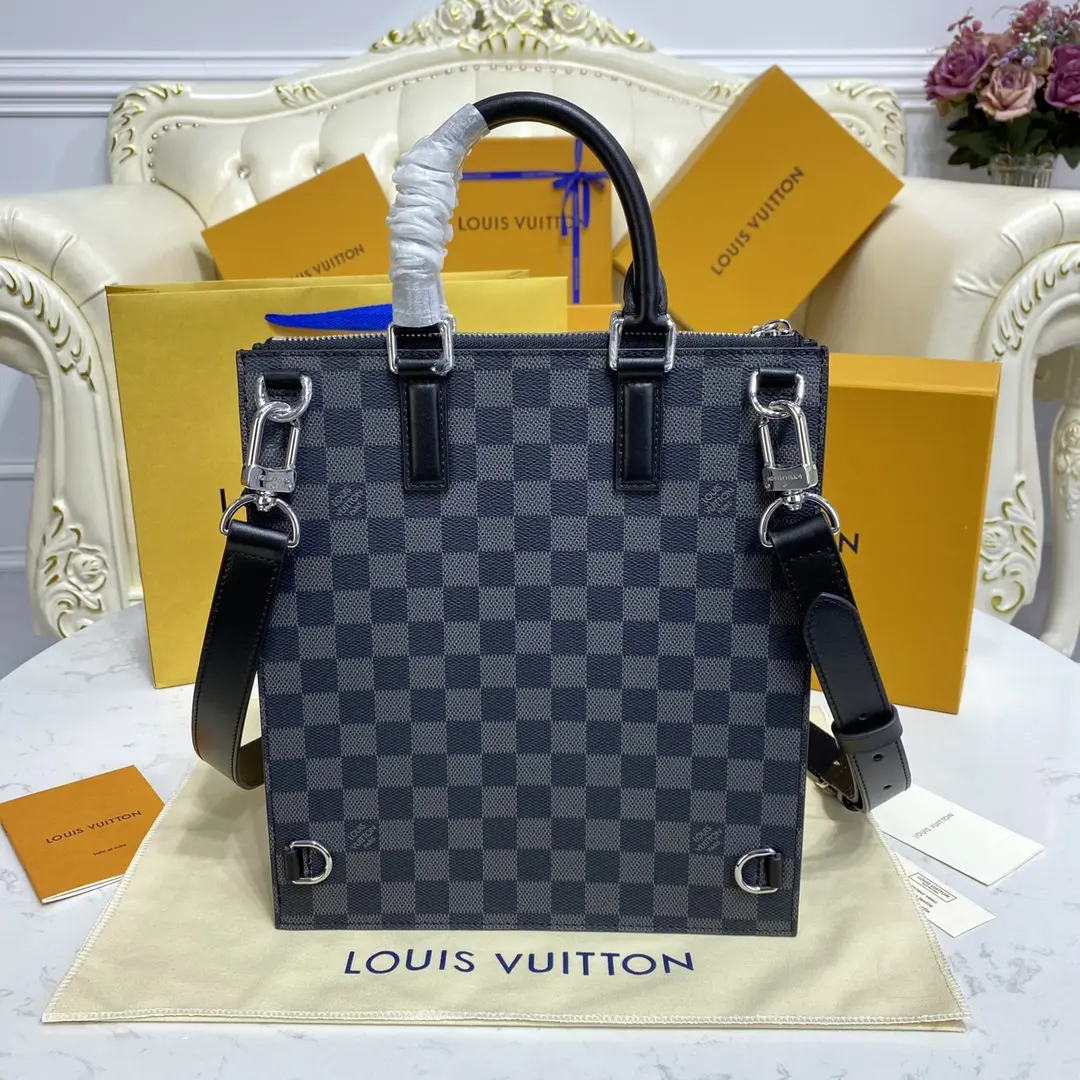 damier graphite sac plat cross bag n45276 3