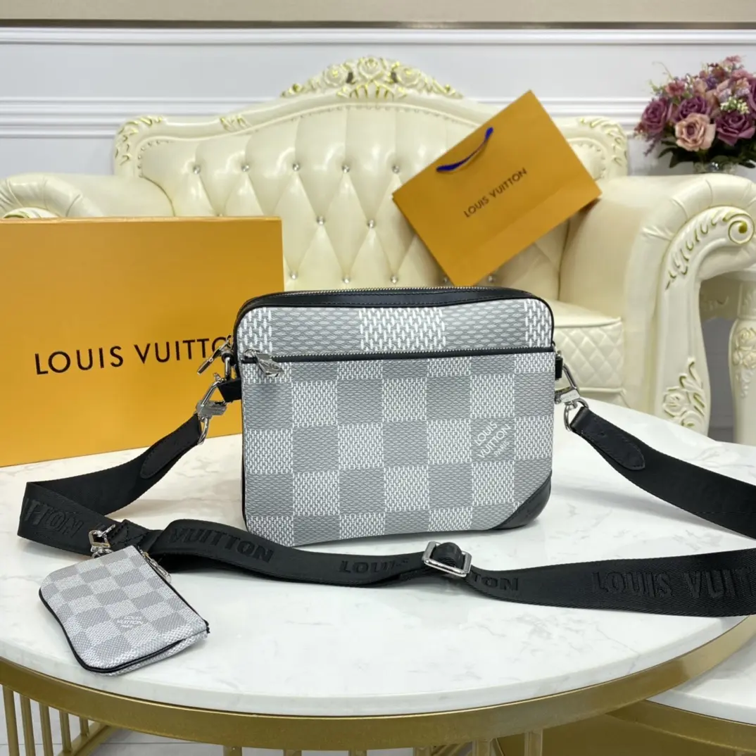 damier graphite trio messenger n50027 3 damier graphite trio messenger n50027 3