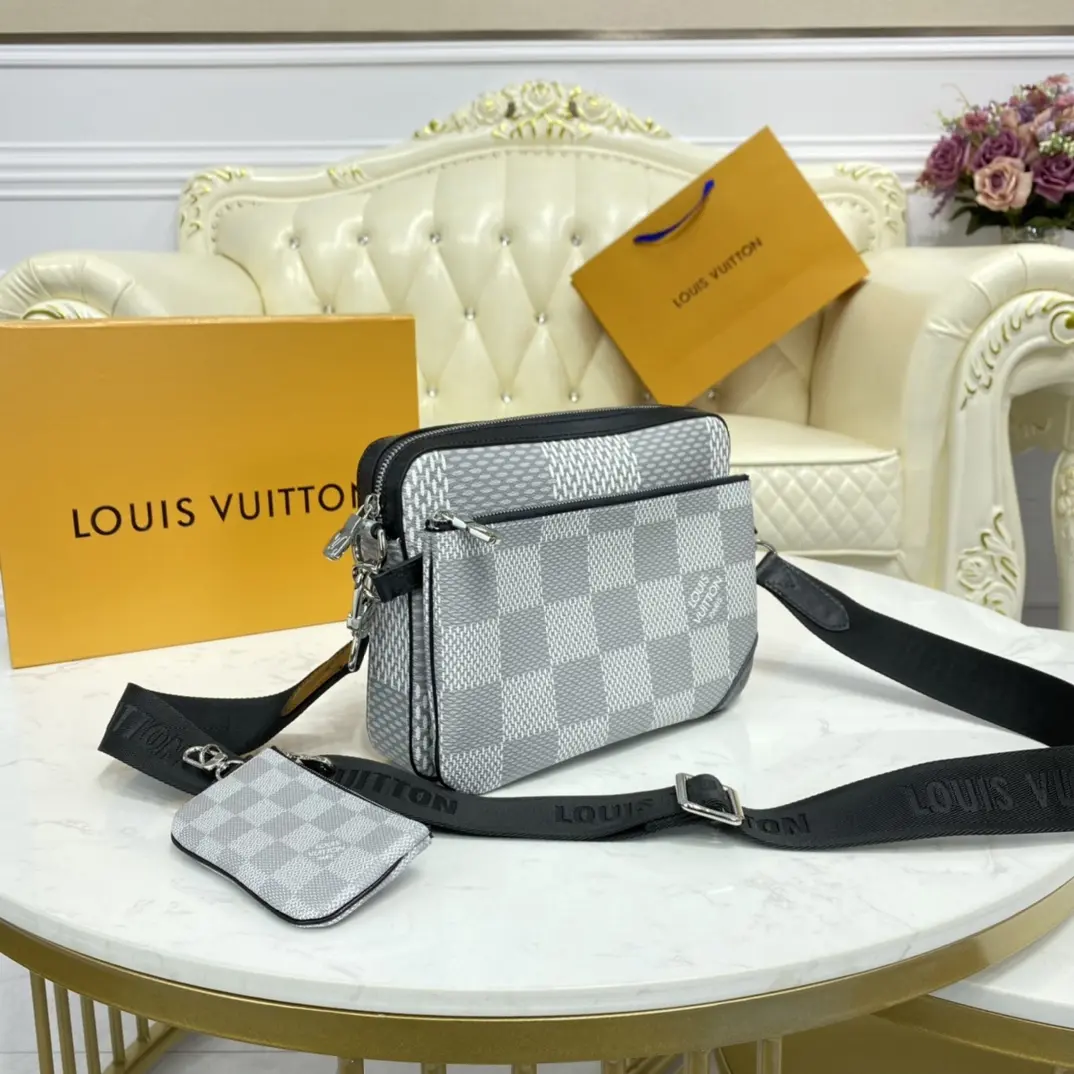 damier graphite trio messenger n50027 4 damier graphite trio messenger n50027 4