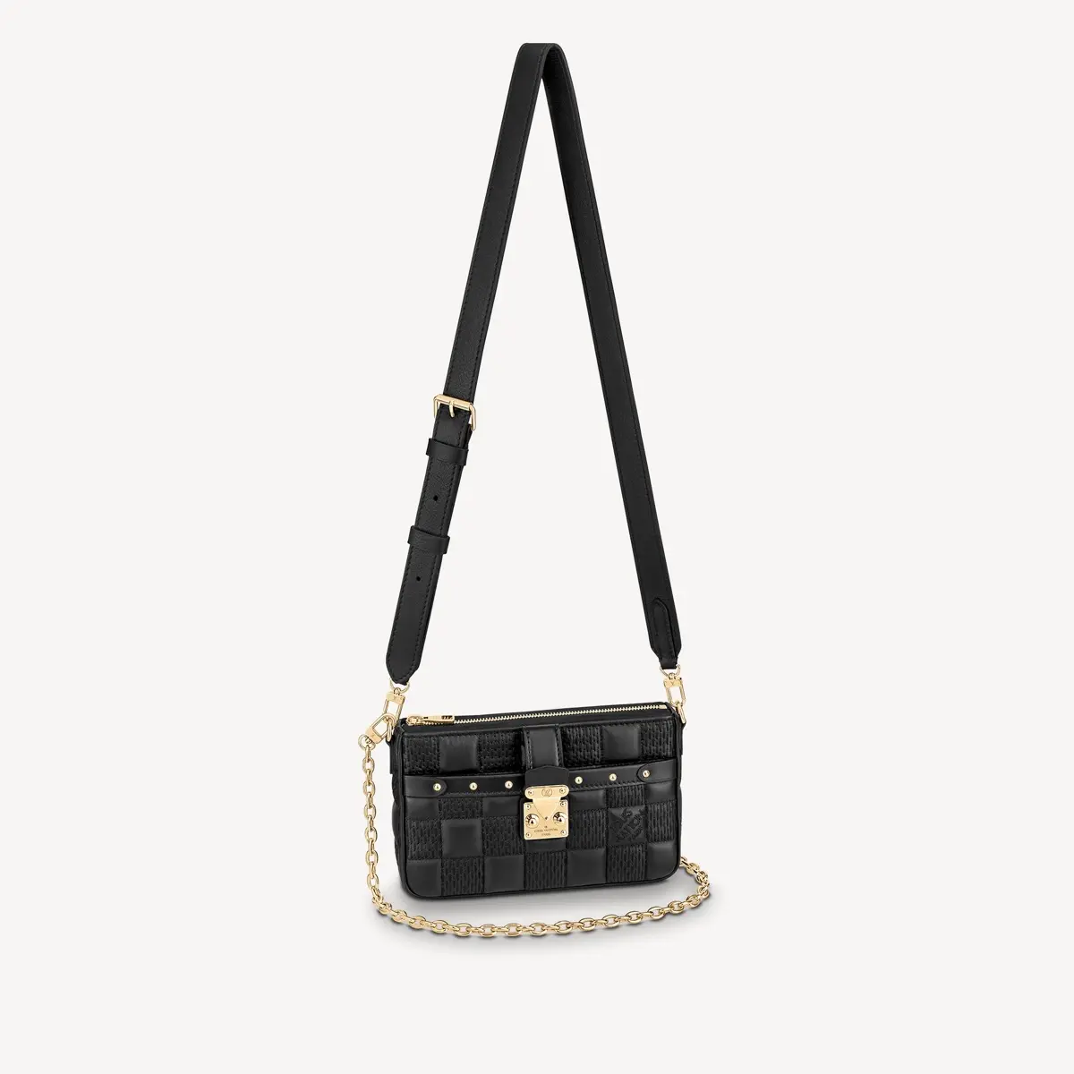 damier quilt pochette troca m59046 1 damier quilt pochette troca m59046 1