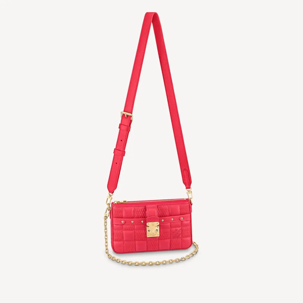 damier quilt pochette troca m59049 1 damier quilt pochette troca m59049 1