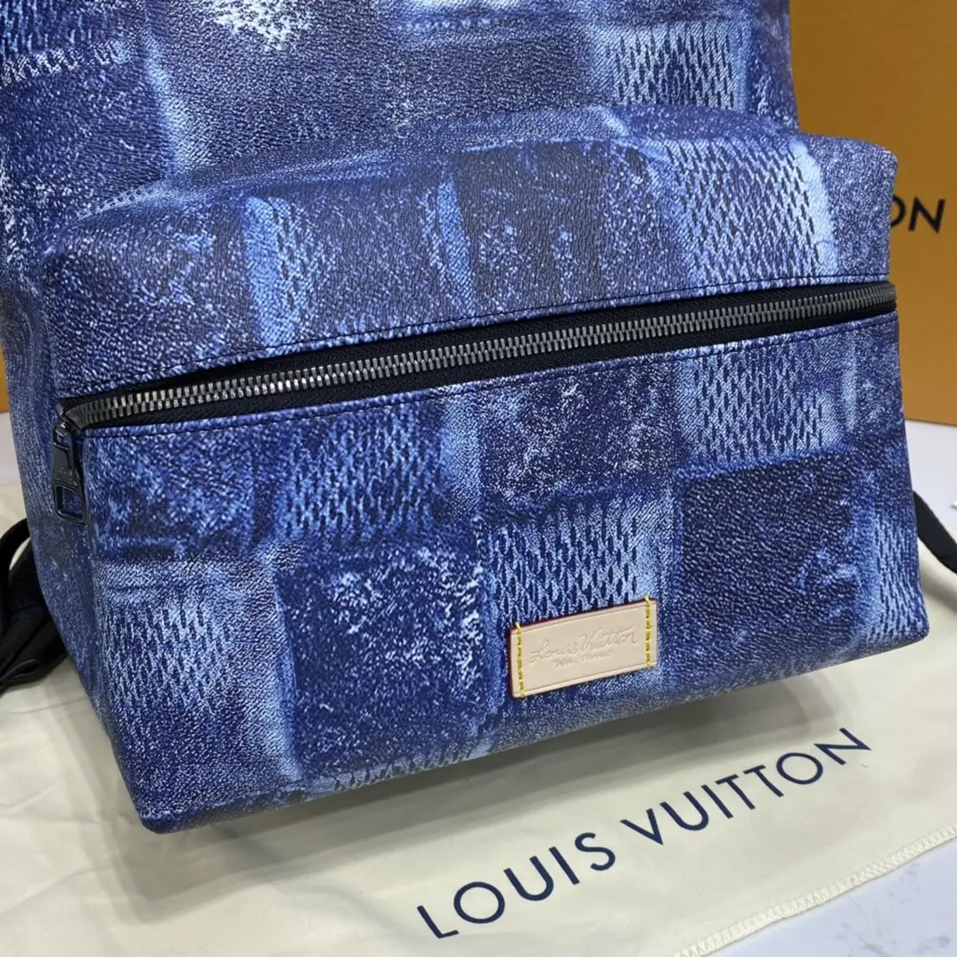 damier salt canvas discovery backpack ocean blue n50060 9