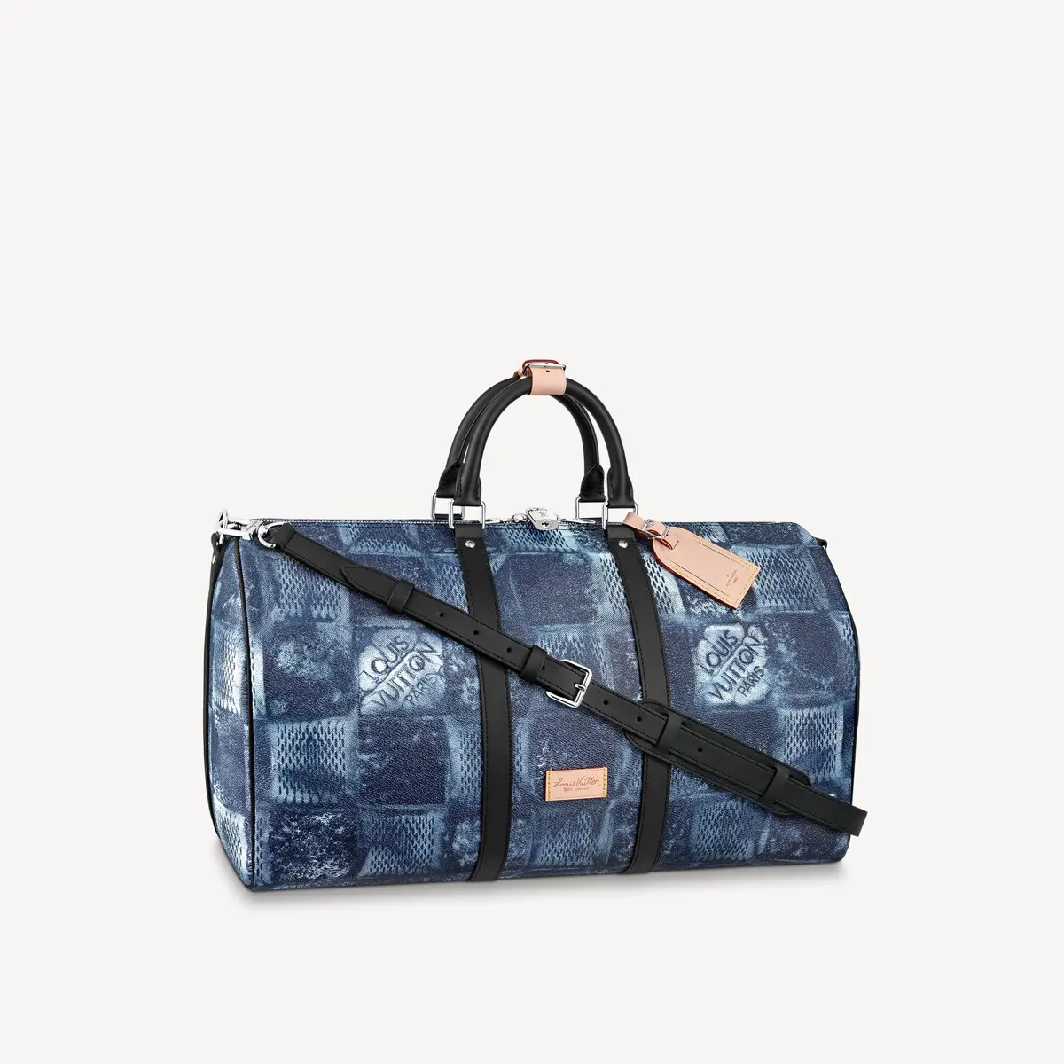 damier salt canvas keepall bandouliere 50 n50059 1 damier salt canvas keepall bandouliere 50 n50059 1