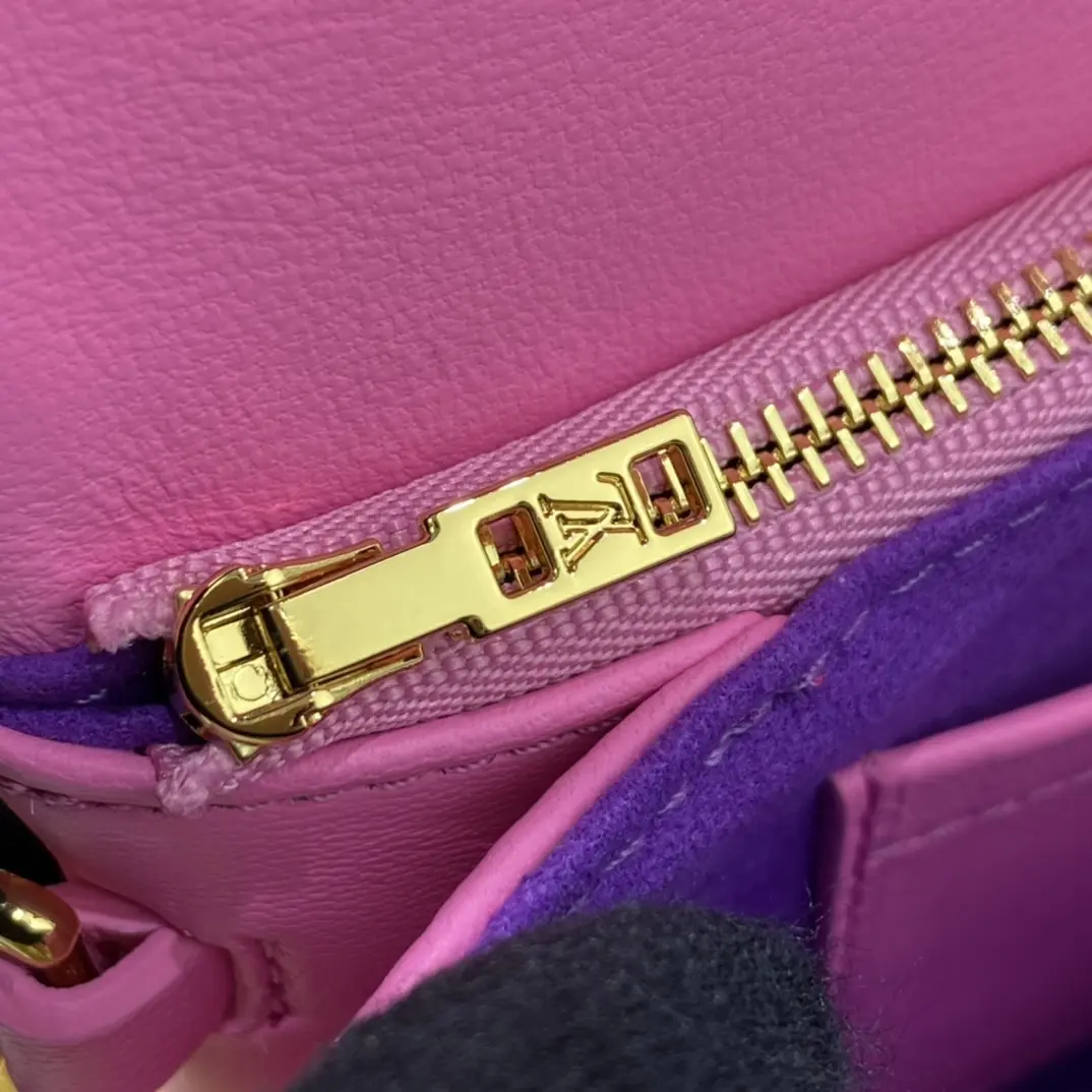 embossed lambskin pochette coussin pink purple m80745 10 embossed lambskin pochette coussin pink purple m80745 10