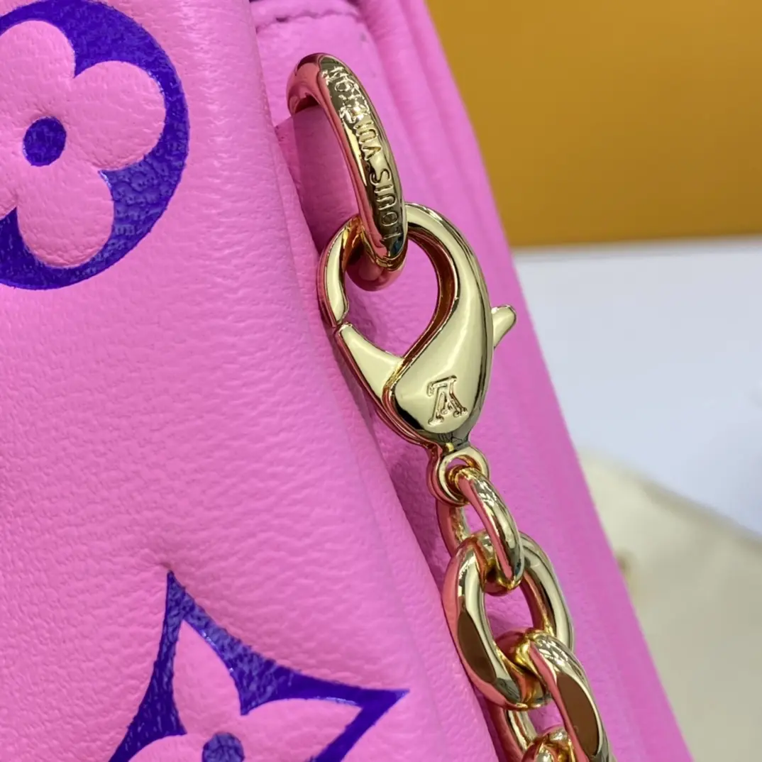 embossed lambskin pochette coussin pink purple m80745 11 embossed lambskin pochette coussin pink purple m80745 11