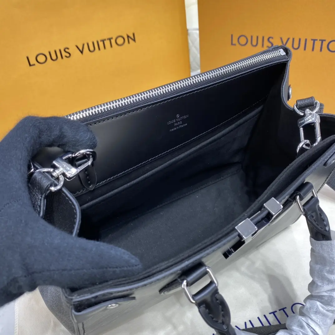 epi grained grenelle tote pm black m57680 5