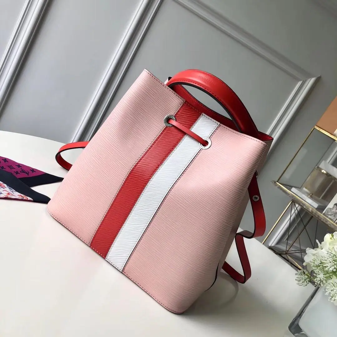 epi leather neonoe bucket bag pink m52161 pink 2 epi leather neonoe bucket bag pink m52161 pink 2