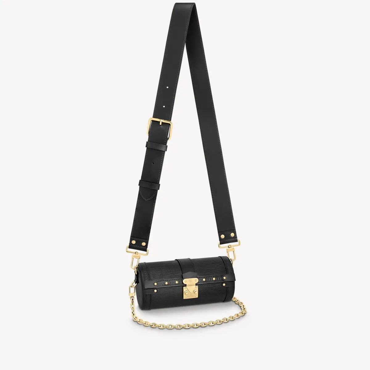 epi papillon trunk handbag black m58655 1 epi papillon trunk handbag black m58655 1