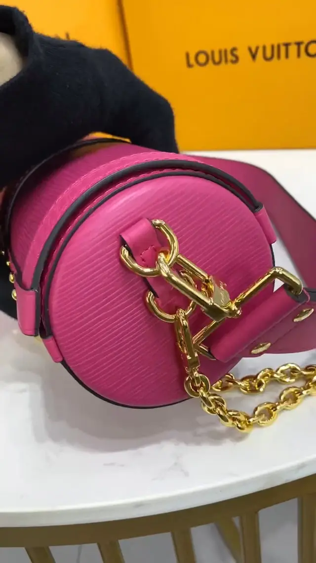 epi papillon trunk handbag rose m58649 2