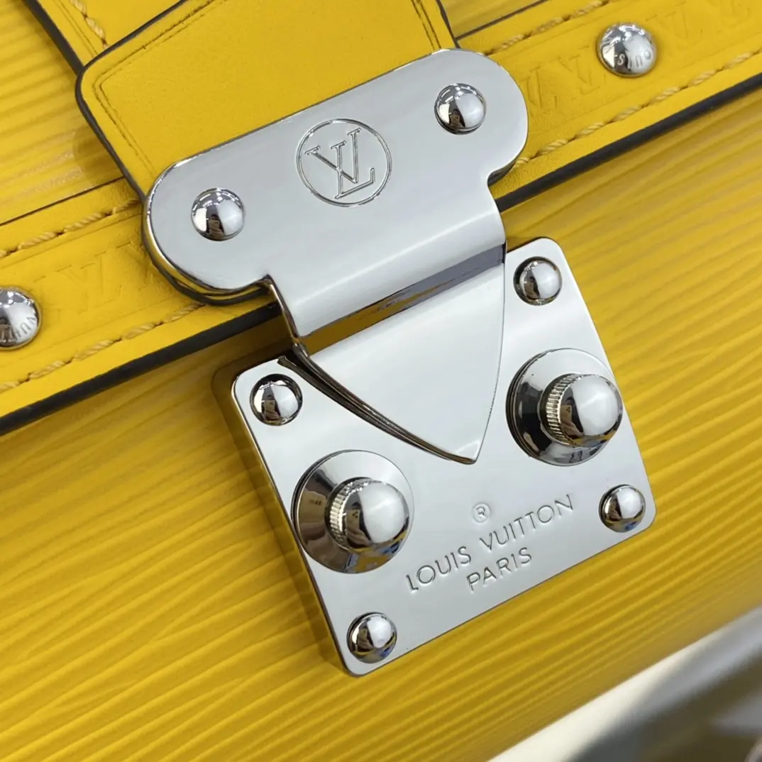 epi papillon trunk handbag yellow m58647 7