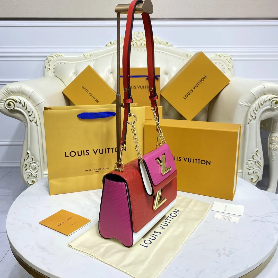 epi twist mm bag red pink m50282 50332 rp 3