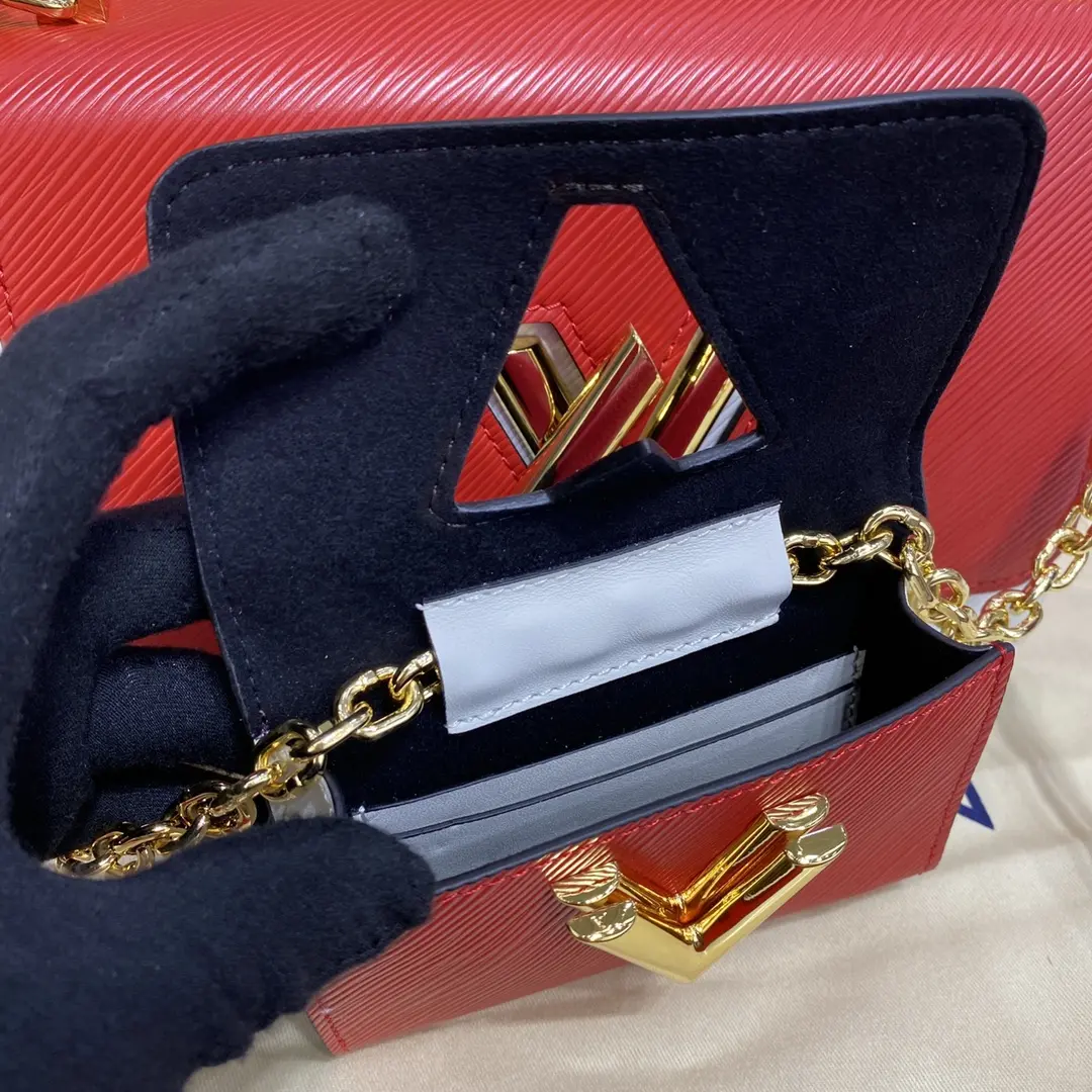 epi twist mm bag red pink m50282 50332 rp 6