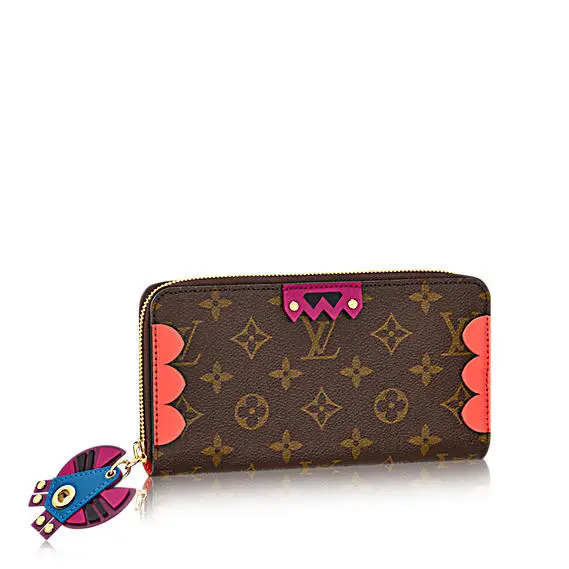 fall monogram totem zipper wallet 2 colors m61349 1