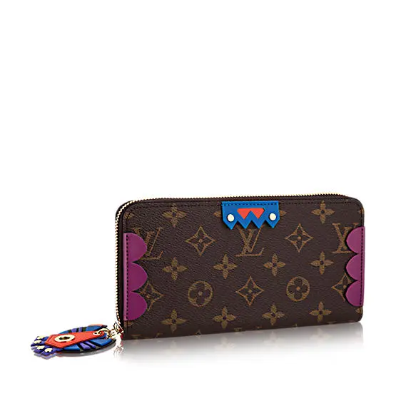 fall monogram totem zipper wallet 2 colors m61349 2 fall monogram totem zipper wallet 2 colors m61349 2