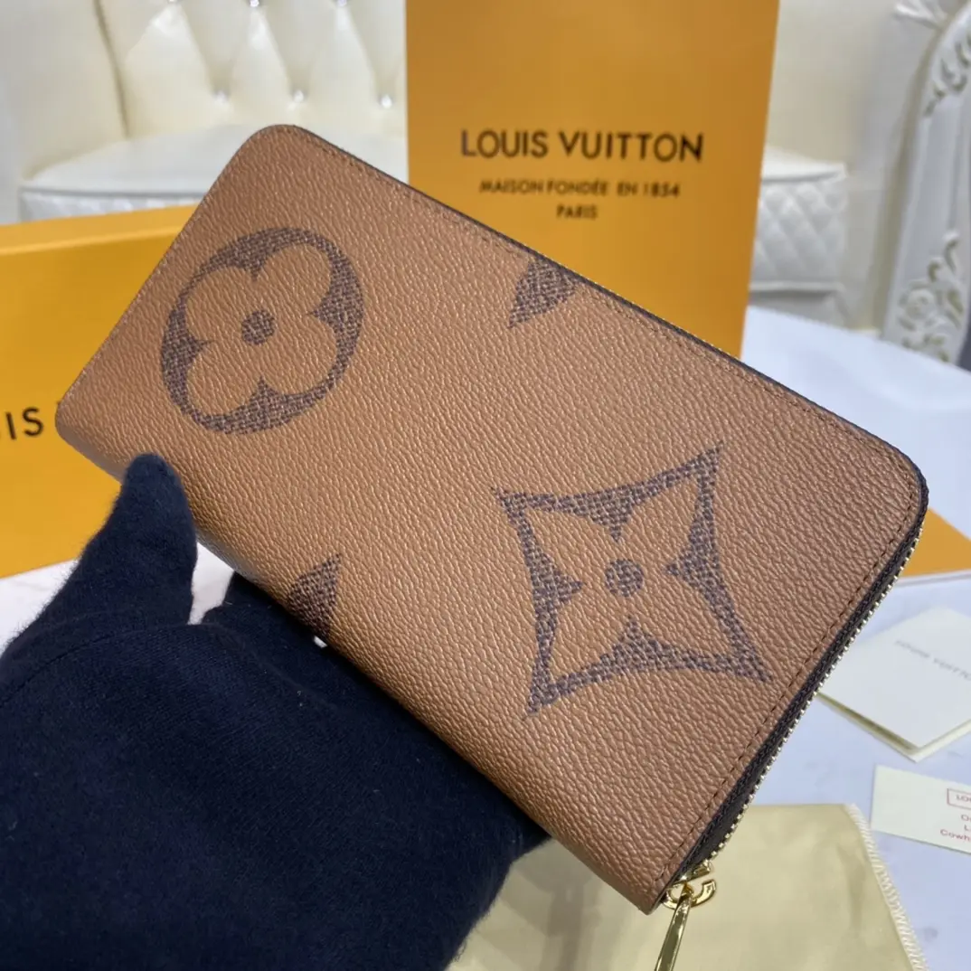 giant monogram reverse zippy wallet m69353 4