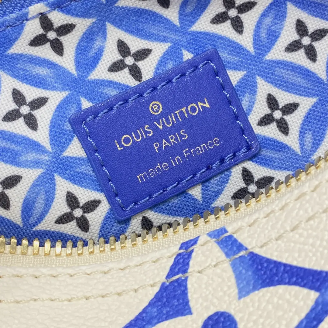 giant monogram speedy bandouliere 25 blue m22987 blue 9