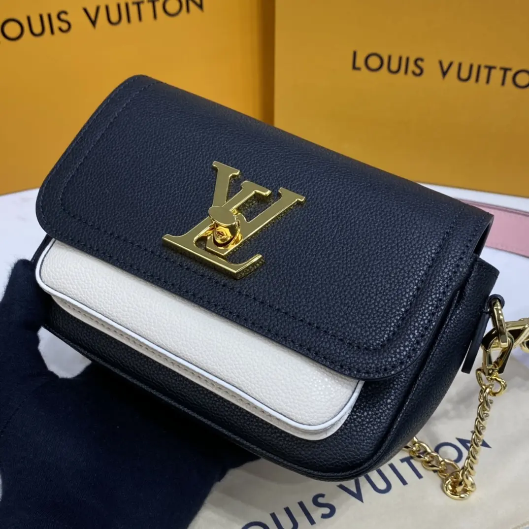 grained calf leather lockme tender m58557 2